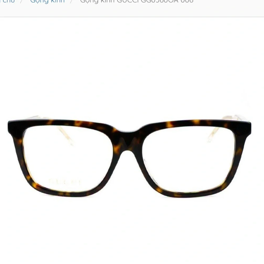 Gucci Brown Tortoise Shell Eyeglasses - Picture 2 of 9